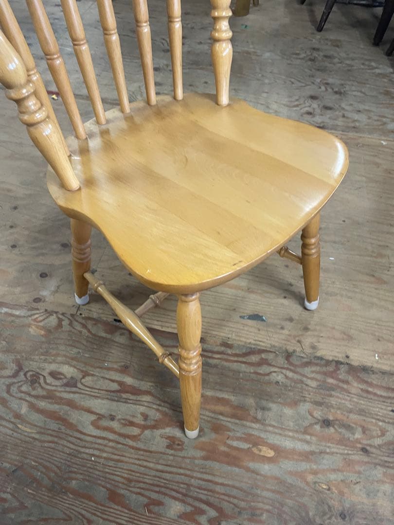 WINDS 太平家具　飛騨　木製　ダイニングチェア ウィンザーチェア　②