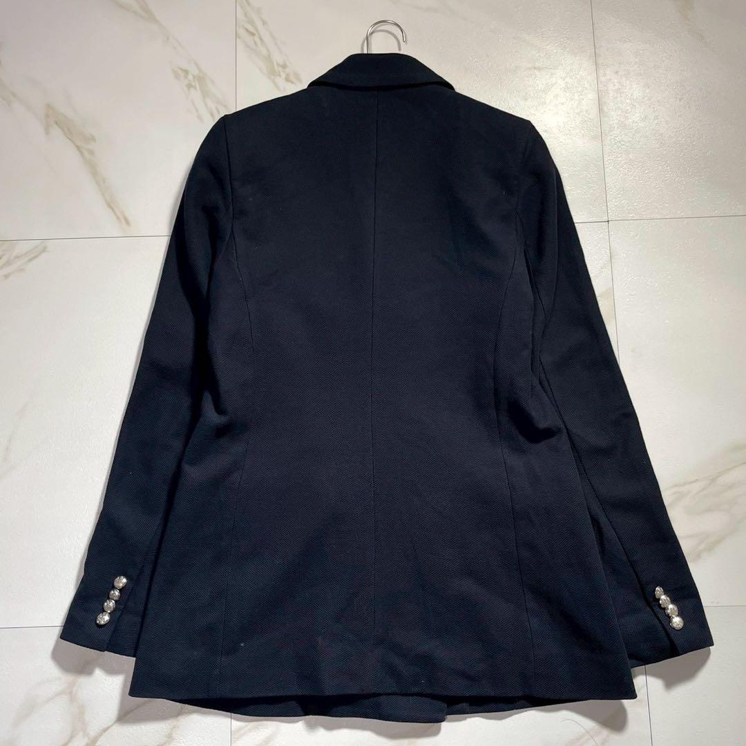 サイズ6✨ローレンラルフローレン 紺ブレ テーラードジャケット ダブル 銀ボタン