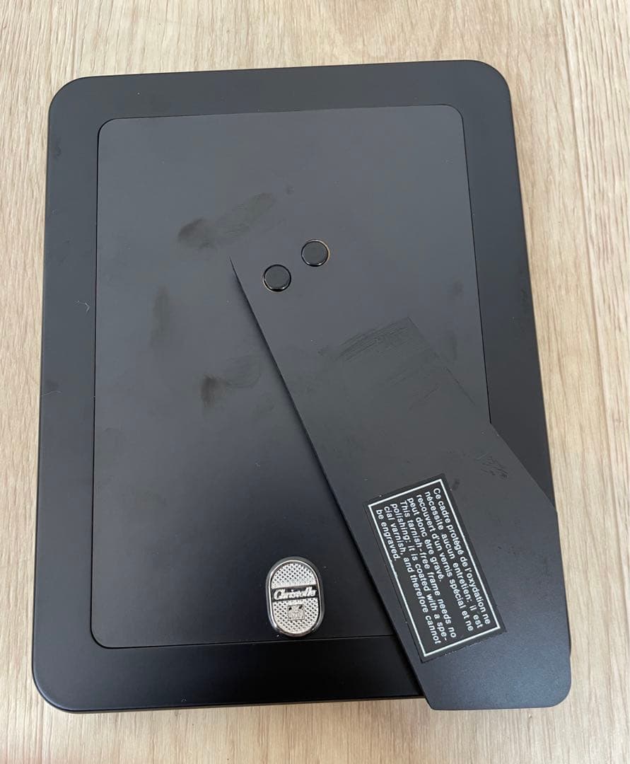 Christofle クリストフル　フォトフレーム　シルバー加工　未使用品