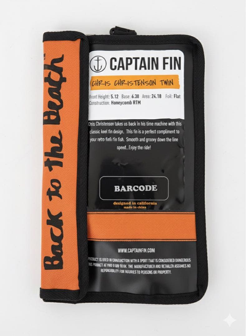 【新品未使用】キャプテンフィン クリスクリステンソン ツインフィン