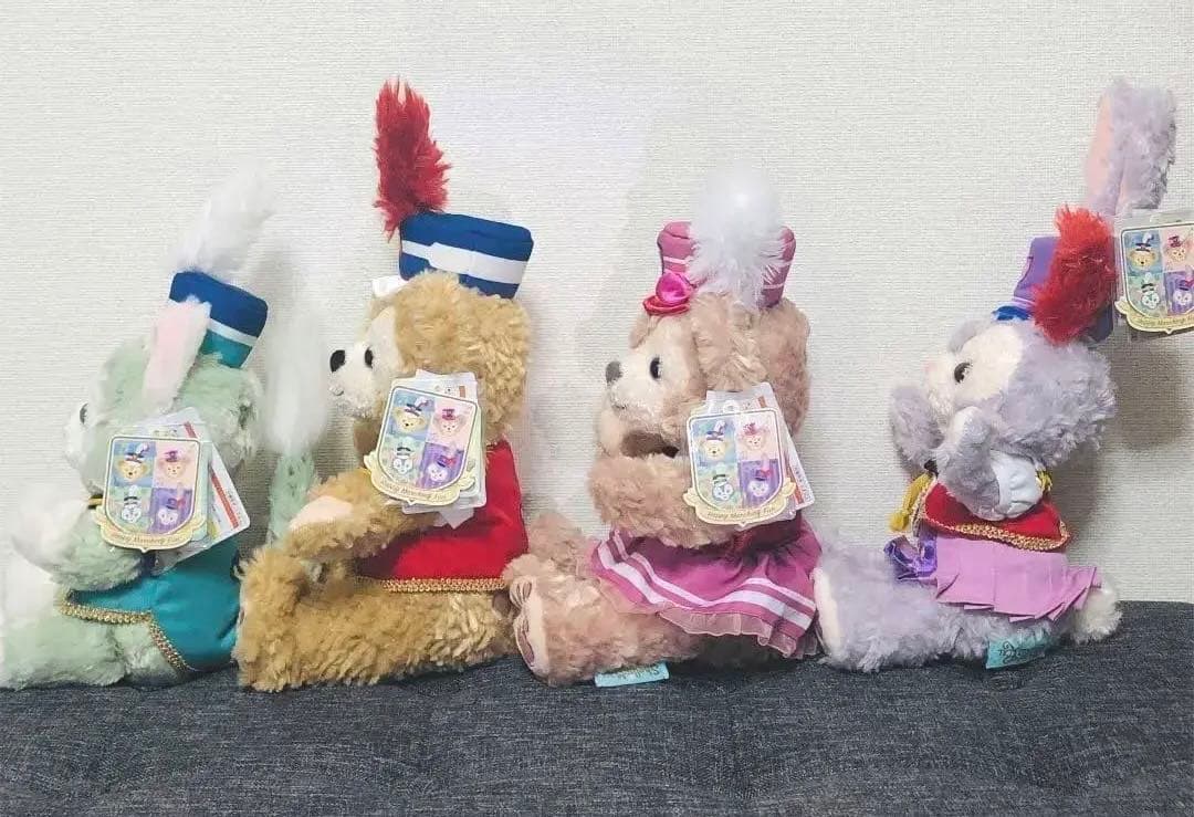 【新品・ダグ付き】35周年♡ダッフィー ハッピーマーチング ファン３点セット