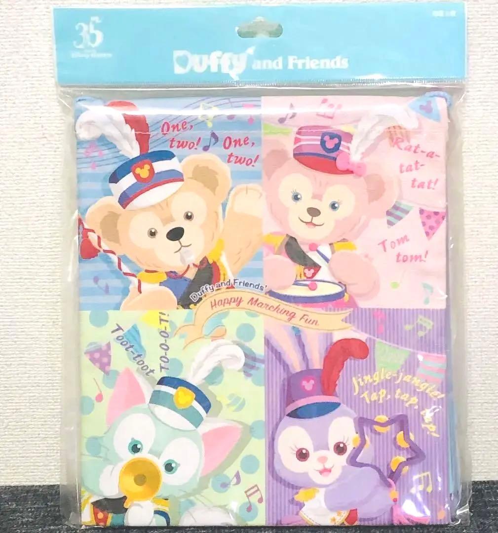 【新品・ダグ付き】35周年♡ダッフィー ハッピーマーチング ファン３点セット