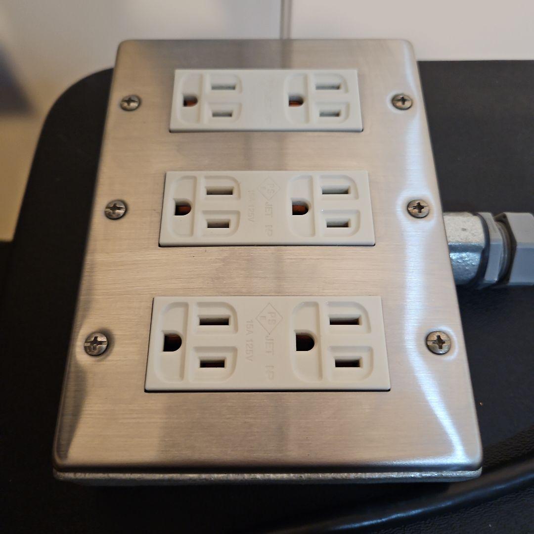 中古 プロケーブル　重鉄タップ　6口　1m