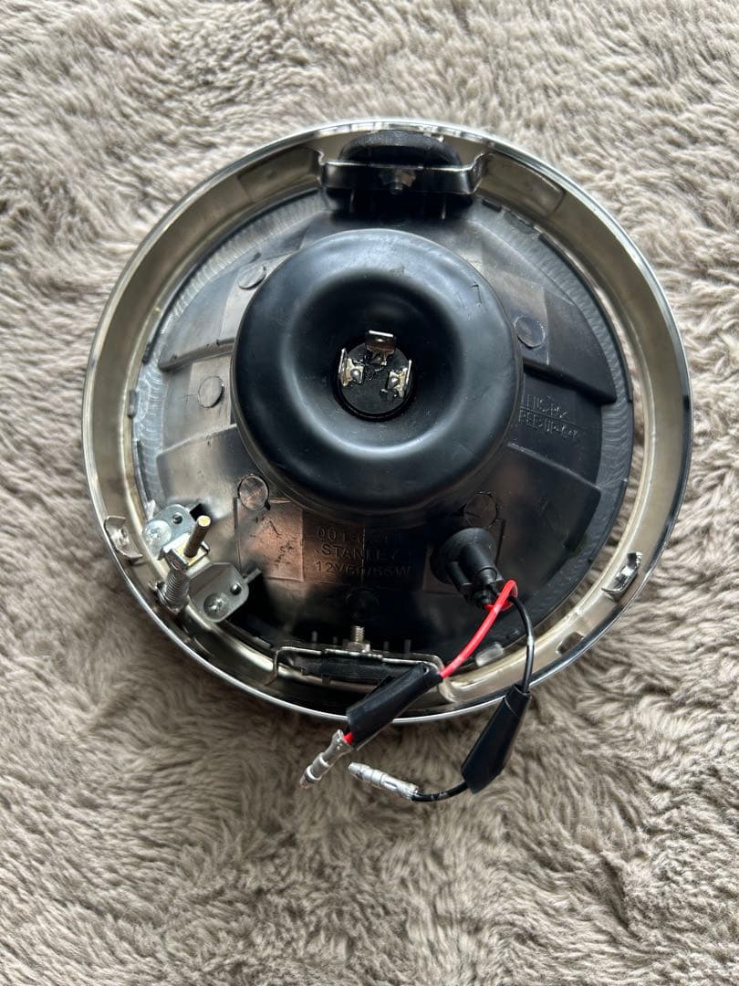 程度良好/当時物FET極東凹みレンズヘッドライト/検索シビエCIBIEマーシャル