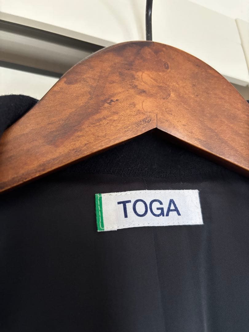 【マミッコ】TOGA ネイビー ロングコート