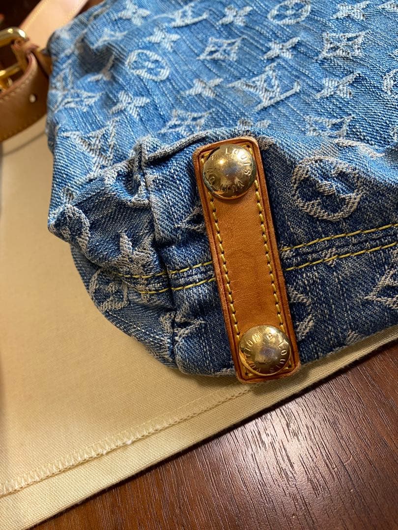 Louis Vuitton デニムショルダーバッグ