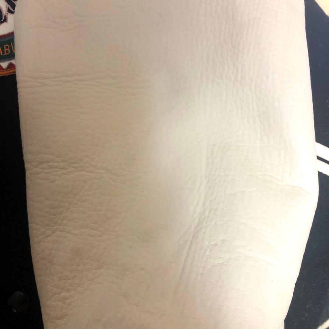 MEN'S BIGI 牛革袖 スタジャン ブラック/ホワイト XL