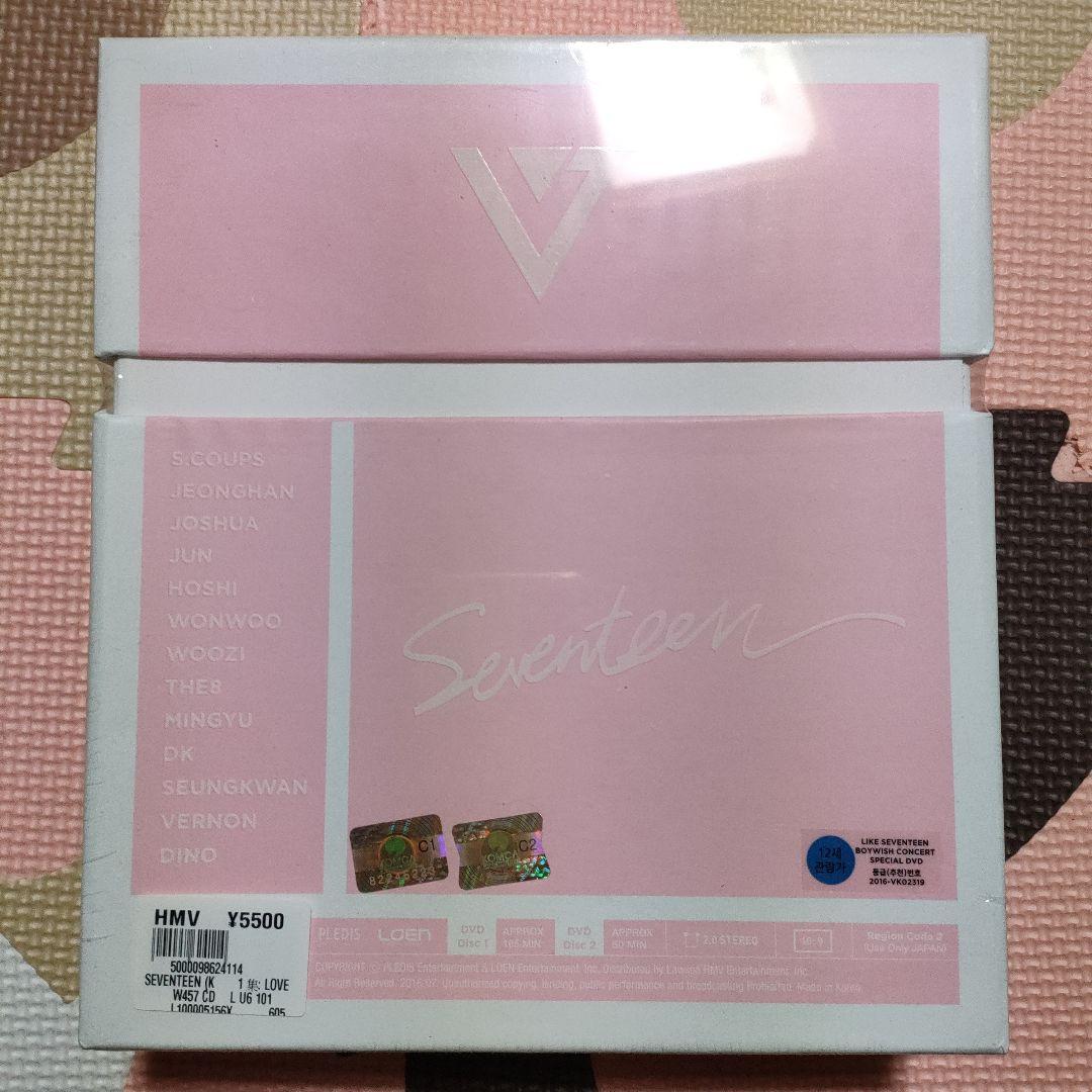 新品未開封 ◆ SEVENTEEN 【 LOVE&LETTER 】 日本盤リパケ
