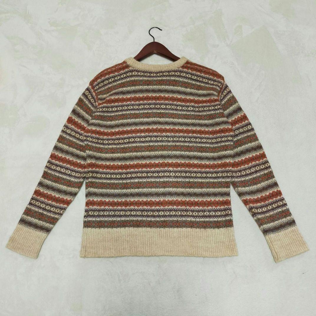 美品アイルランド製　INISMEAIN　カシミヤアルパカ　フェアアイル柄　ニット