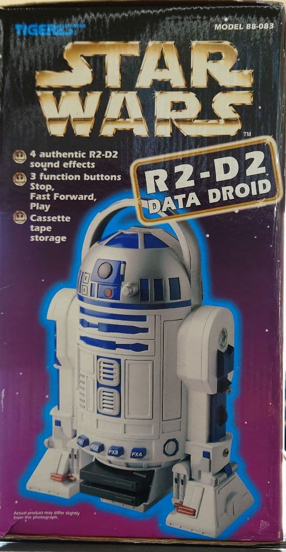 ★TIGER ELECTRONICS　スターウォーズ　R2D2カセットプレーヤー