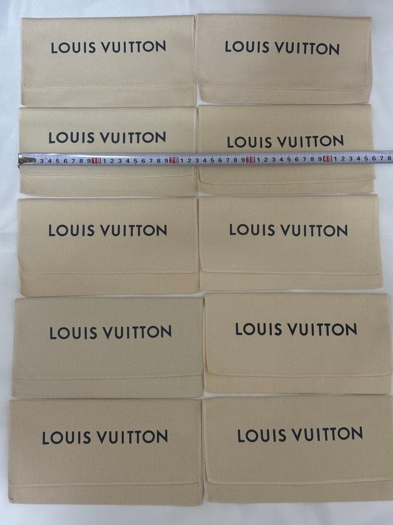 ルイヴィトン　長財布用　現行保存袋１０枚　正規品中古