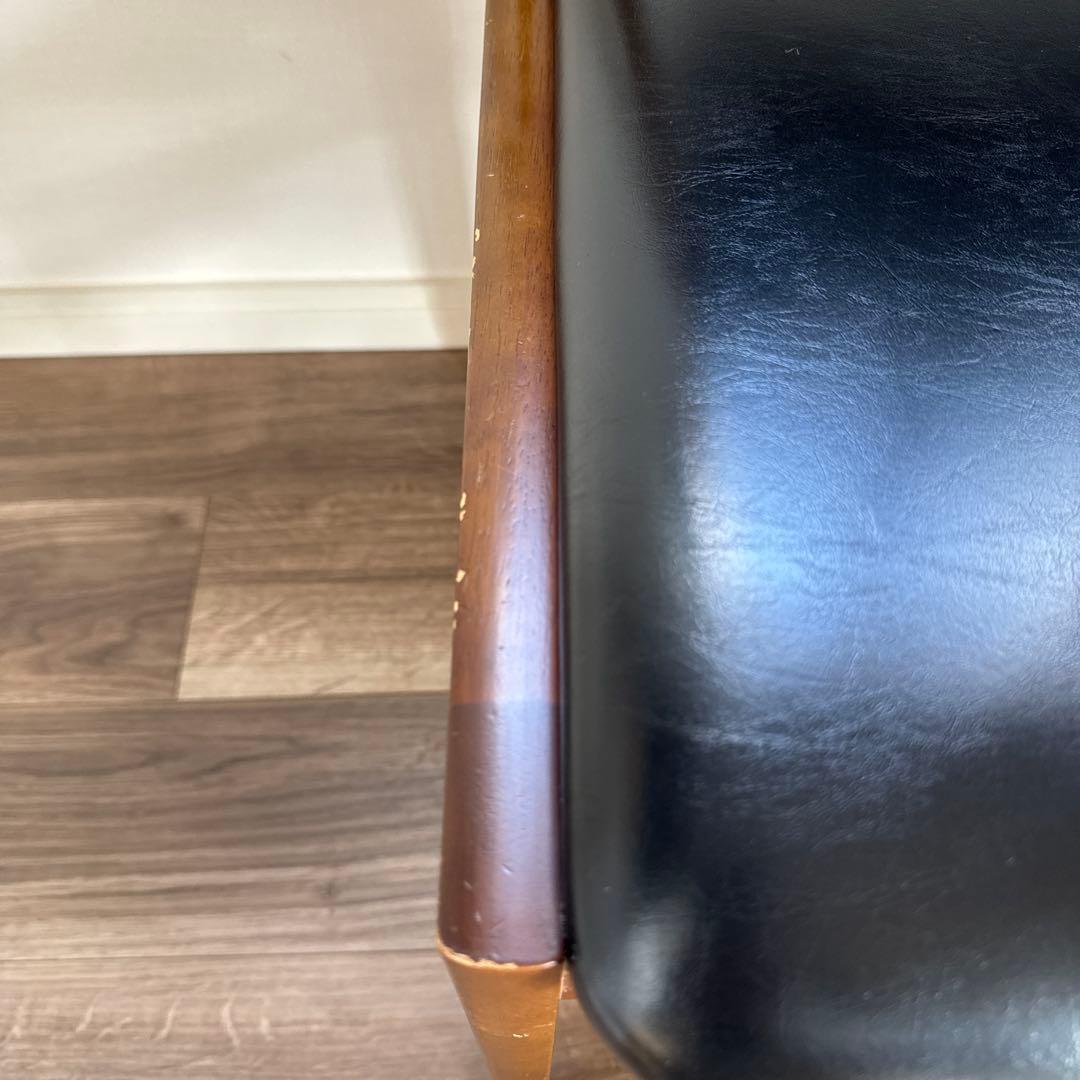 カリモク60アームレスダイニングチェア②