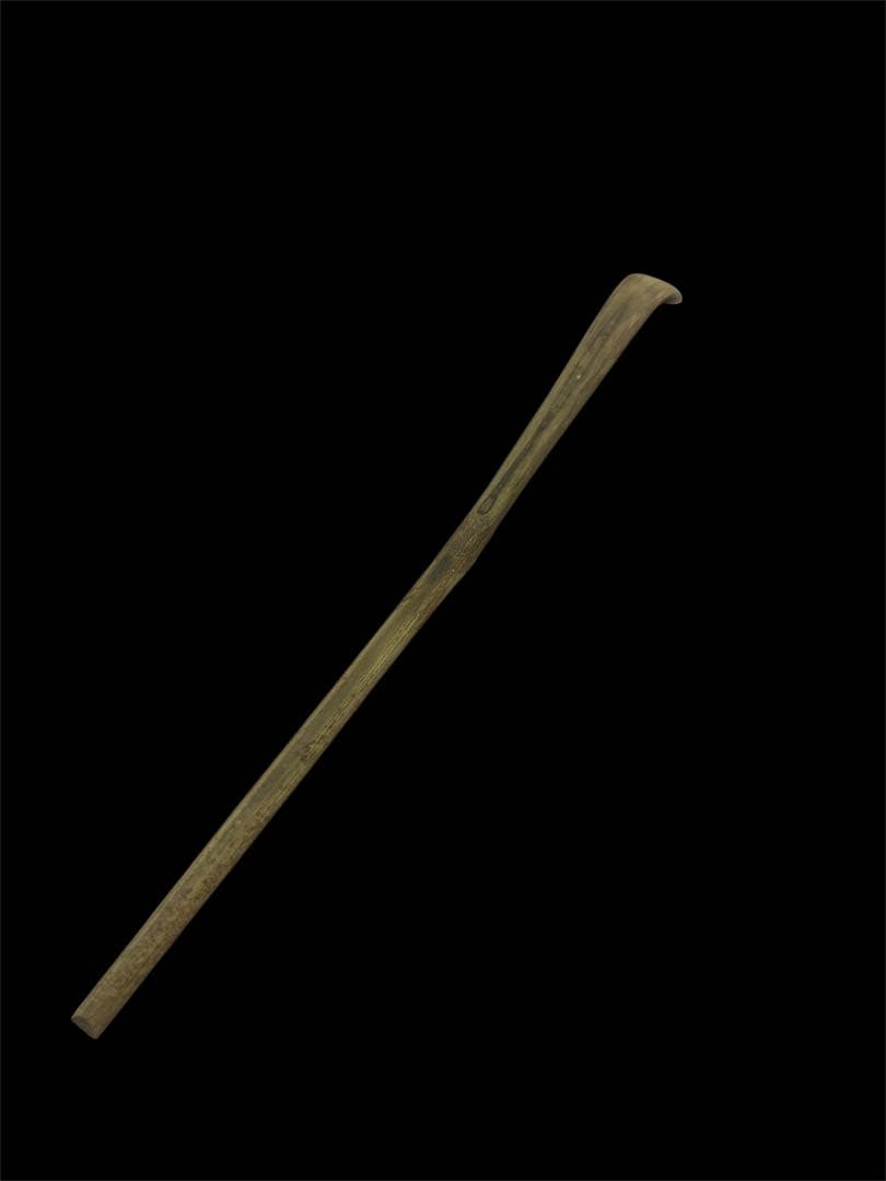 銘 法心 大池寺 瑞拓 竹茶杓 木箱専用ケース付き 茶道具