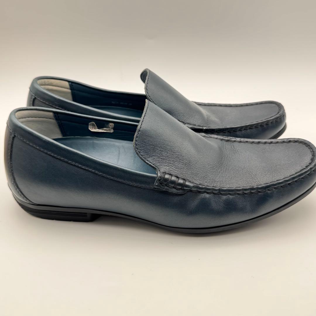 REGAL レザーローファー ネイビー 26 NC71 56HR