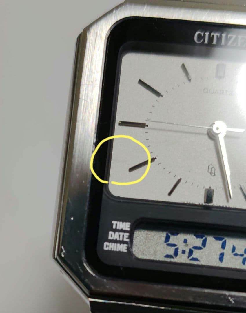 CITIZEN　デジアナ　4-099486 　稼働品