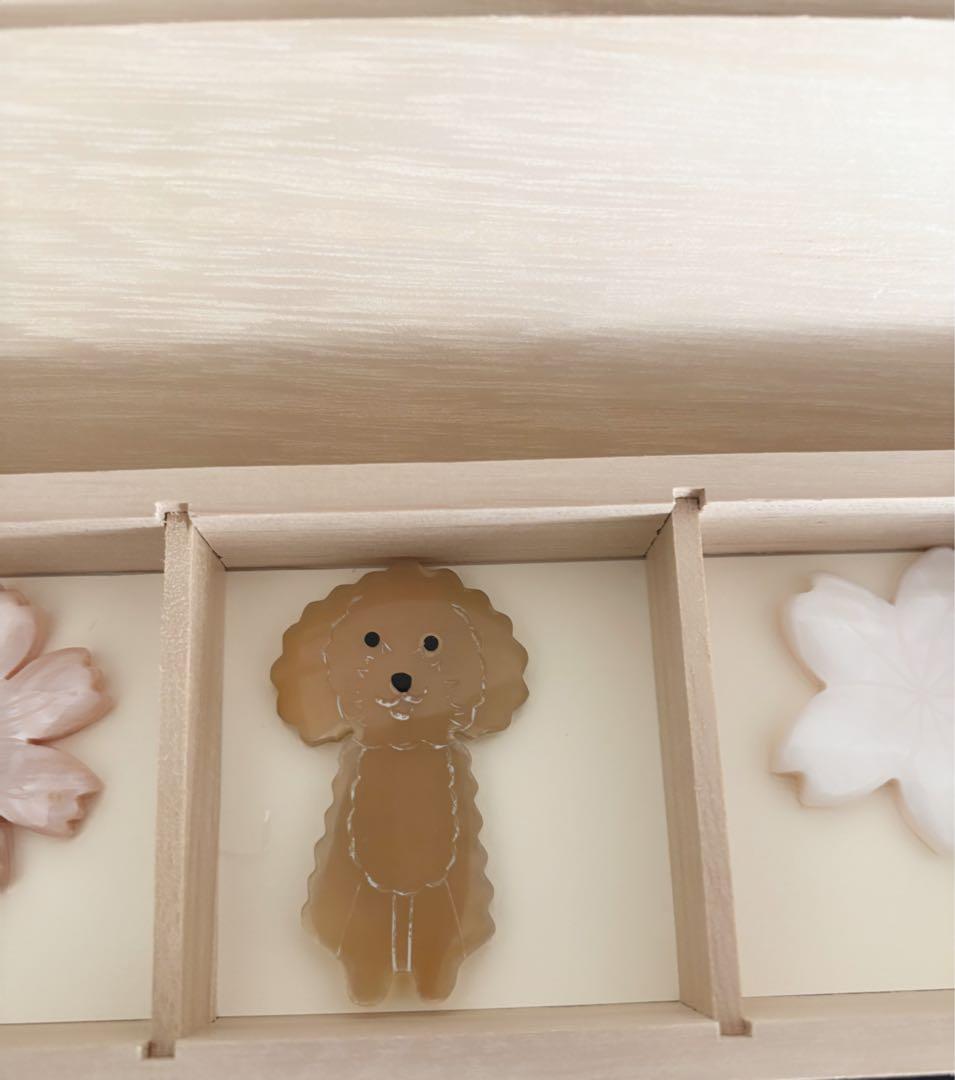 てふ tefu お箸置き 5点セット 真珠貝　ギフト木箱入り