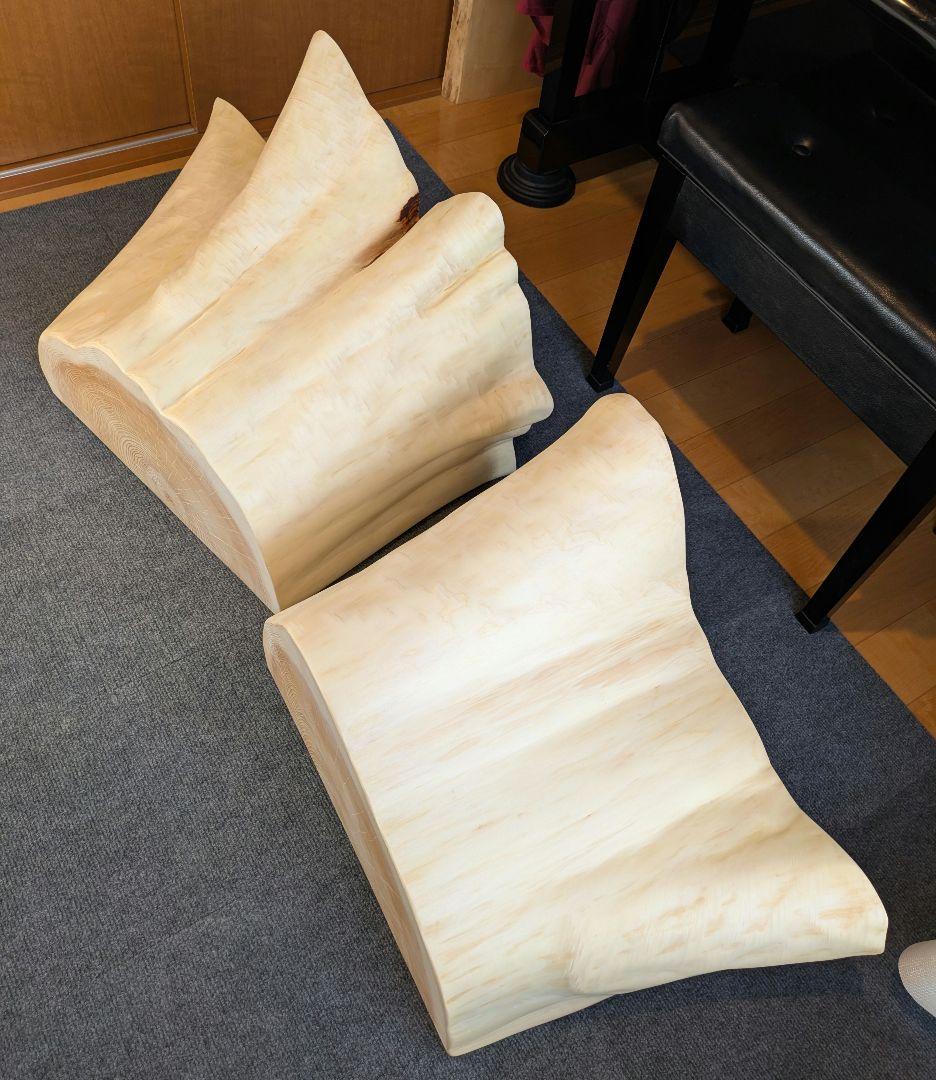 hiro①　天然檜　特大　テーブル　高さ約42㎝