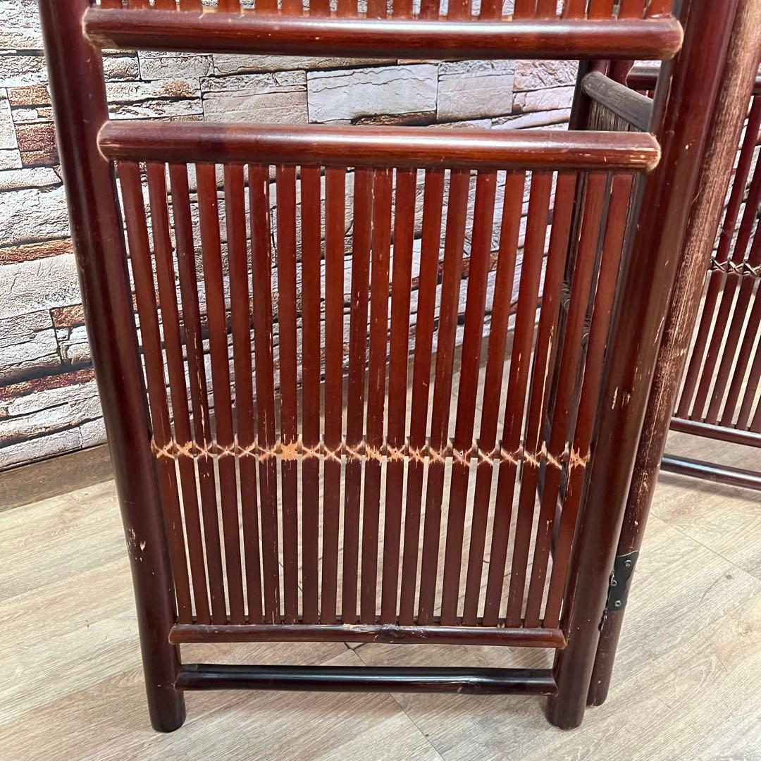 ꧁アジアン家具꧂パーテーション パーティション バンブー 竹 衝立 間仕切り