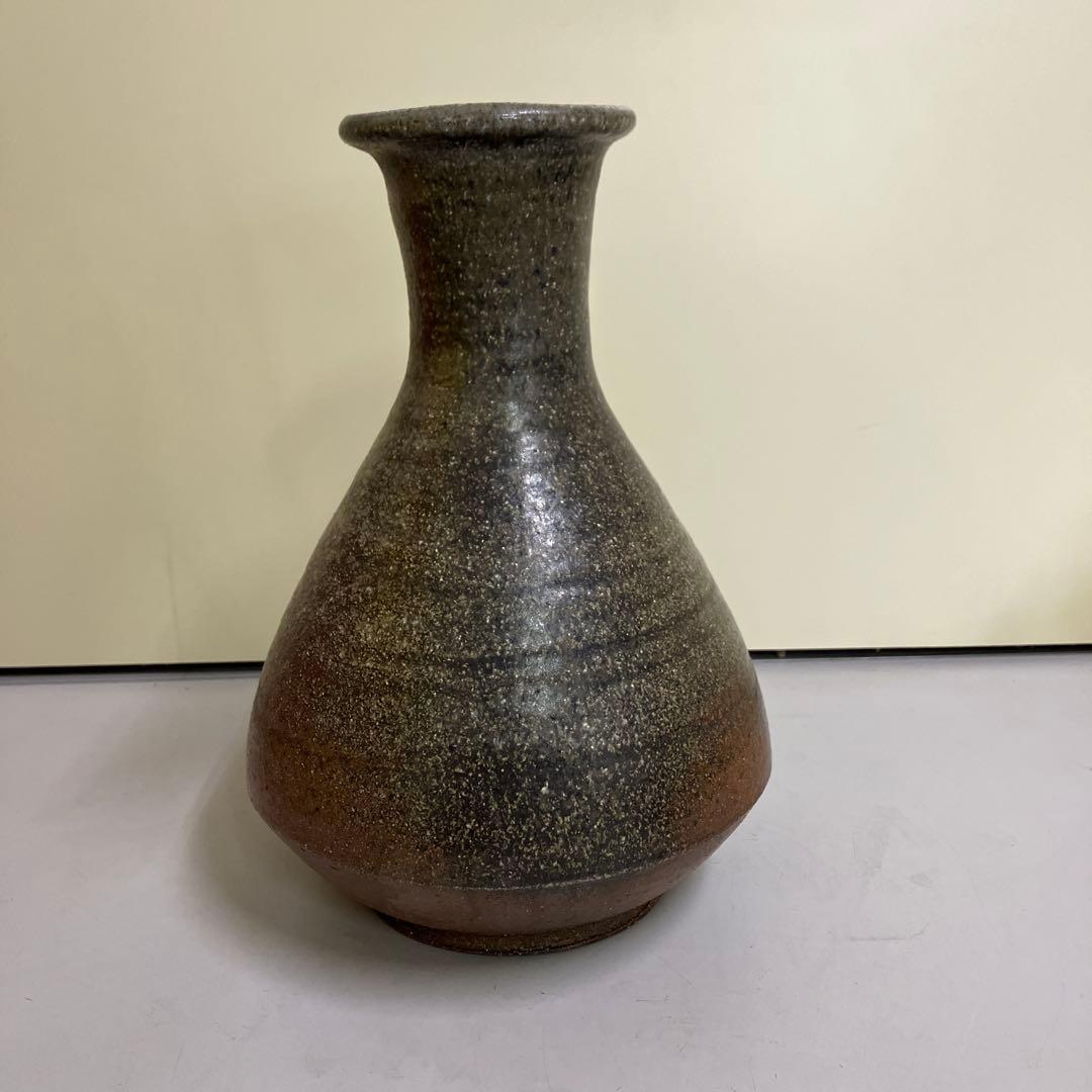 D-5 昭和レトロ 人間国宝 富本憲吉 富本窯 陶器 骨董品 花瓶 花生け 花器