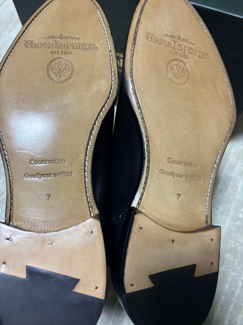 新品　ユニオンインペリアル　U2002 ビジネスシューズ　7EE 25