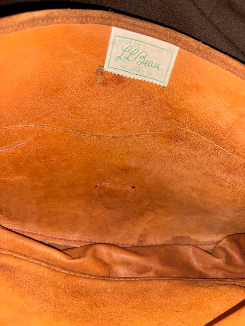 60〜70s L.L.Bean Musette Bag スエード　ショルダー