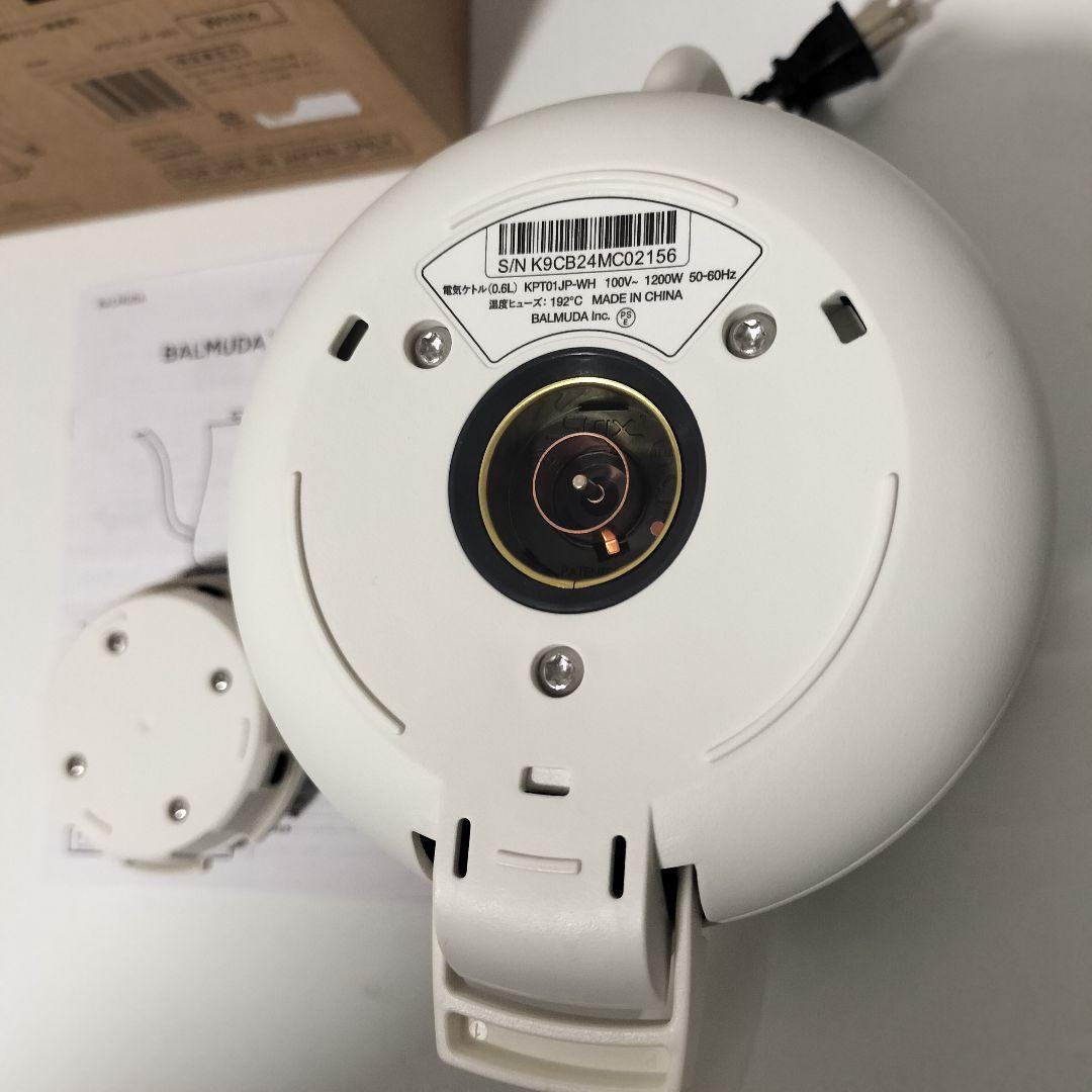 【動作確認済み】BALMUDA　電気ケトル　2024年製 1222 ◎