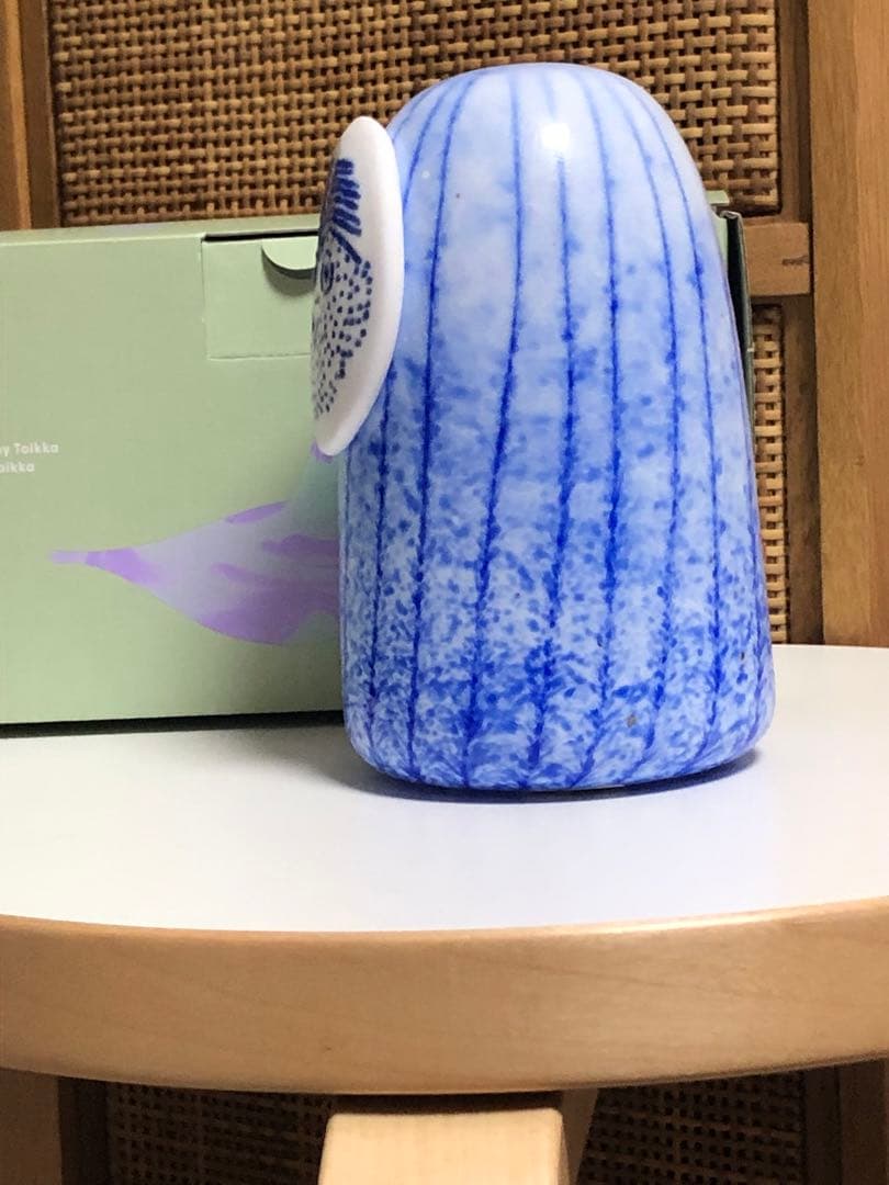 イッタラ　バード　オウル　新品　Rospuutto owl ブルー