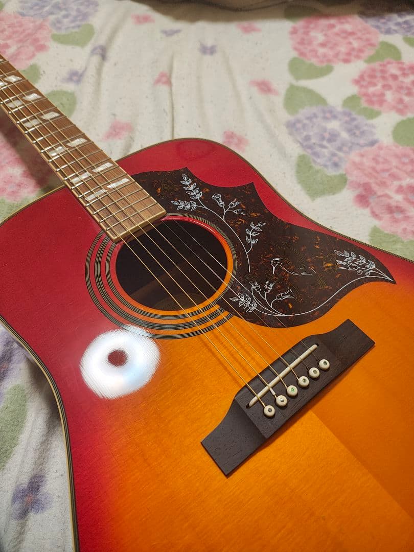 Epiphoneハミングバード/美品/ハードケース付