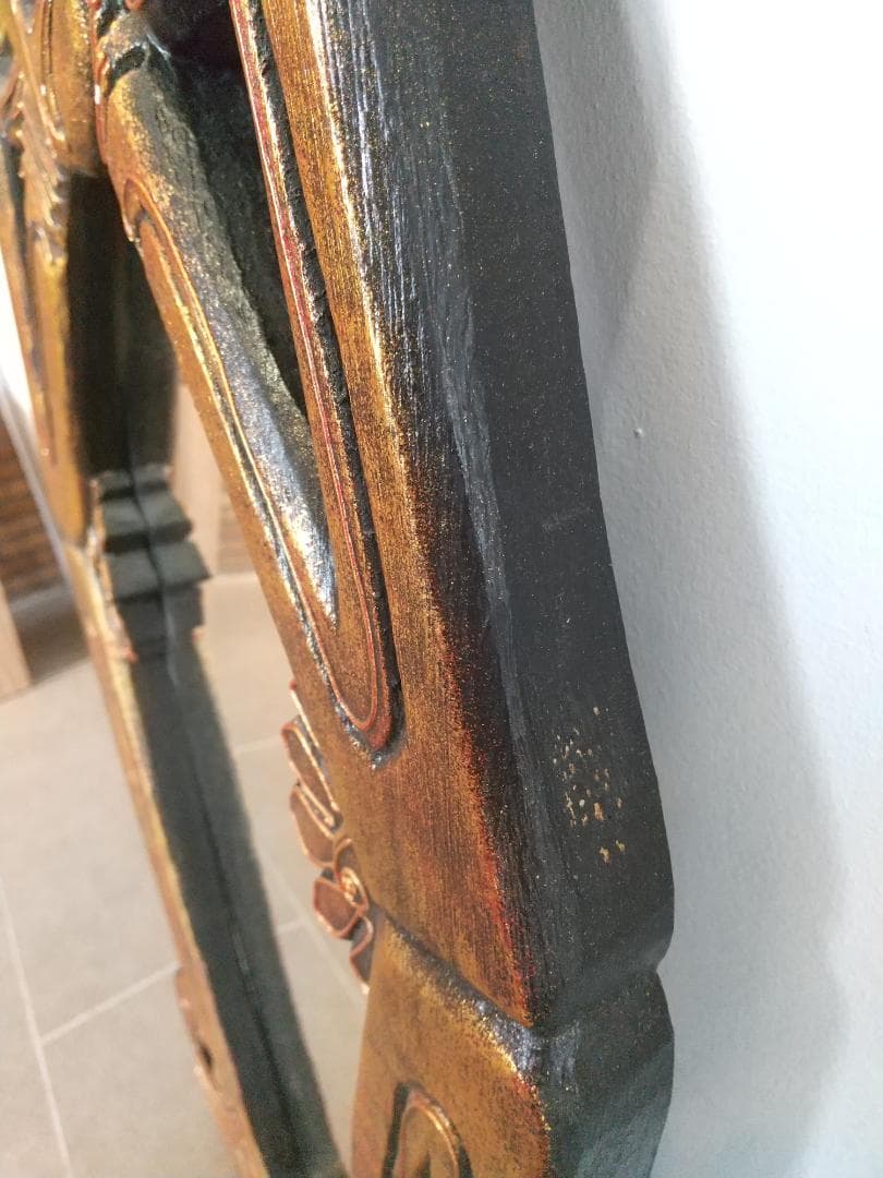 ■壁掛け鏡■ウォールミラー アジアン/エスニック