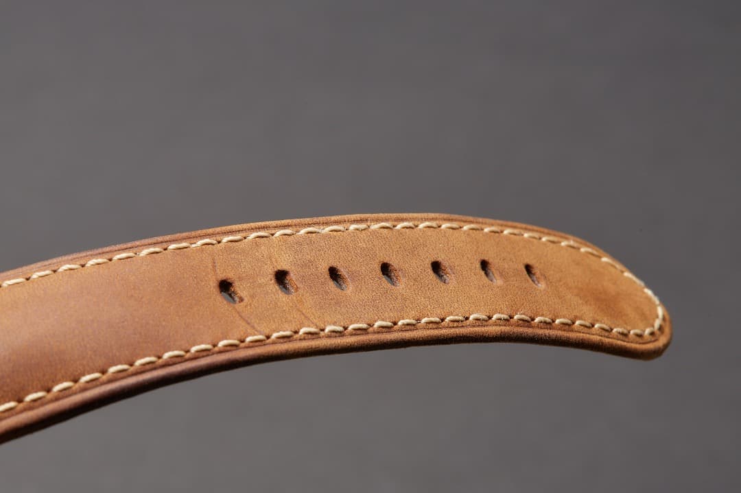 純正 パネライ レザーベルト 24/22 Dバックル用 ダークブラウン 美品