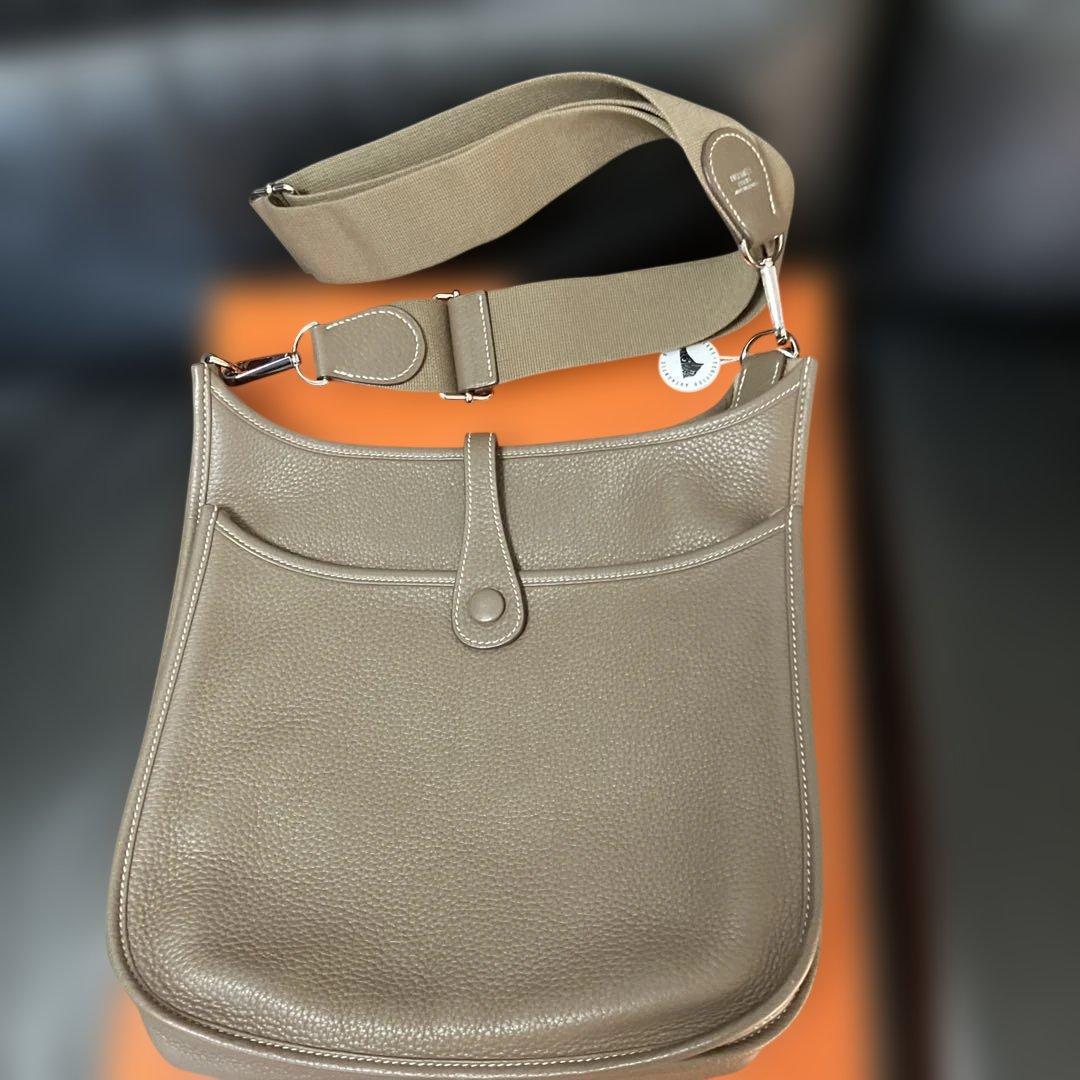 専用です　エルメス　エブリン　P M3 美品　あんしん鑑定合格品　エトゥープ