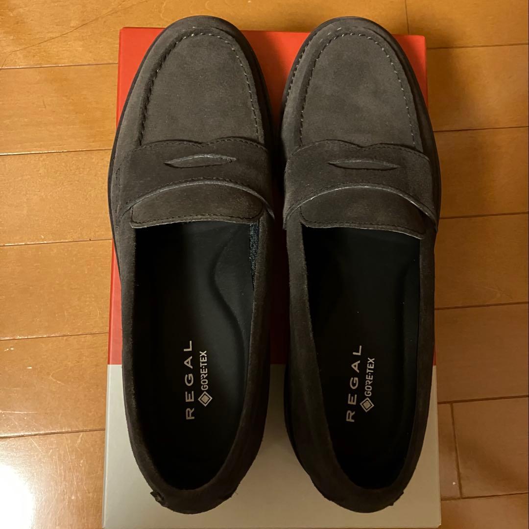 【新品】REGAL GORE-TEX スエード ローファー