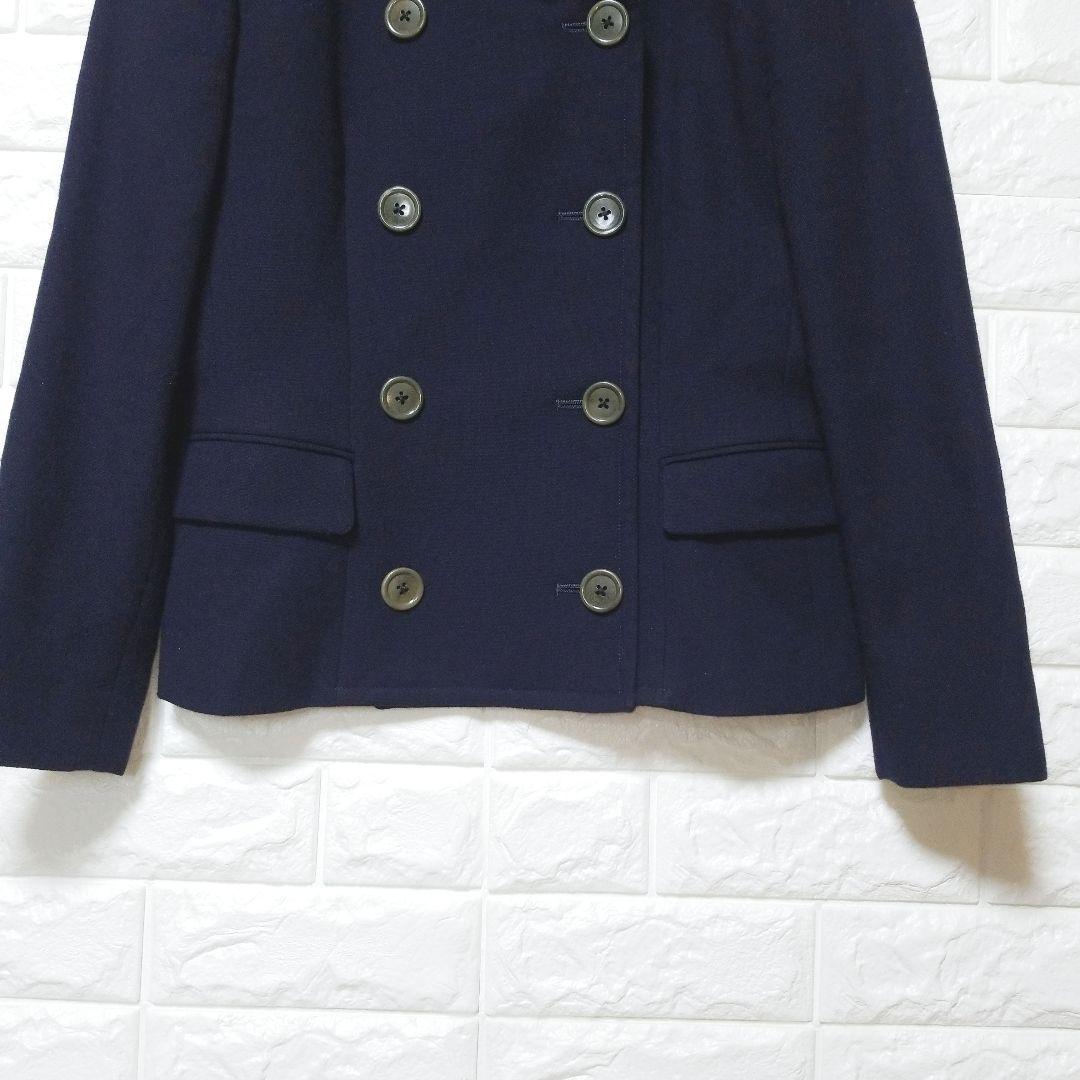 美品❤ ラルフローレン（M）ネイビー Pコート ウール100% 定番