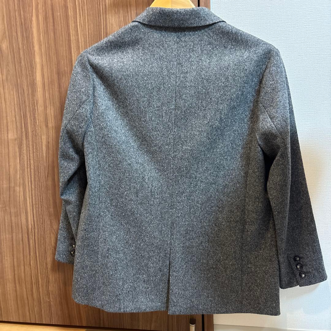 Spick＆Span グレー ツイードテーラードジャケット