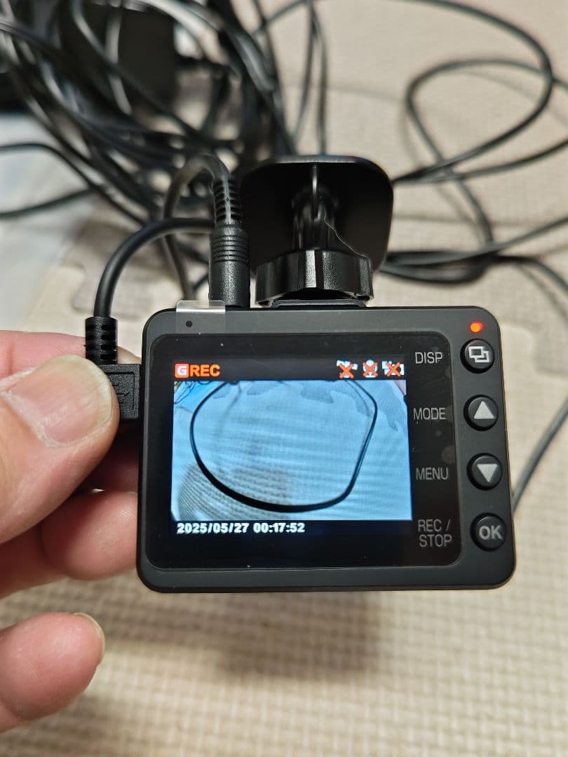 Yupiteru Y-3000ドライブレコーダー３カメラ配線付き