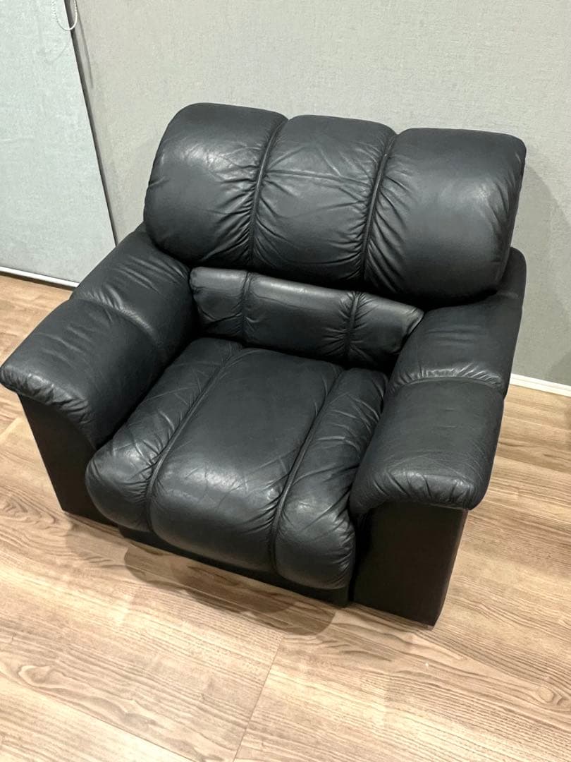 maruni マルニ 本革 1人掛けソファ 高級レザー 応接・書斎