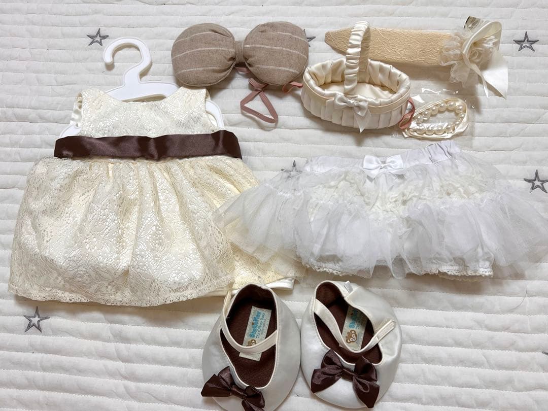 ダッフィ　シェリーメイ　キャナリークロージング　ウェディングコスチューム