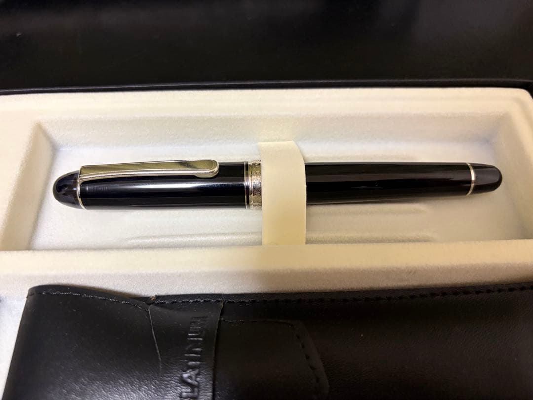 プラチナ万年筆 #3776 CENTURY SF 細軟字 ブラックダイヤモンド