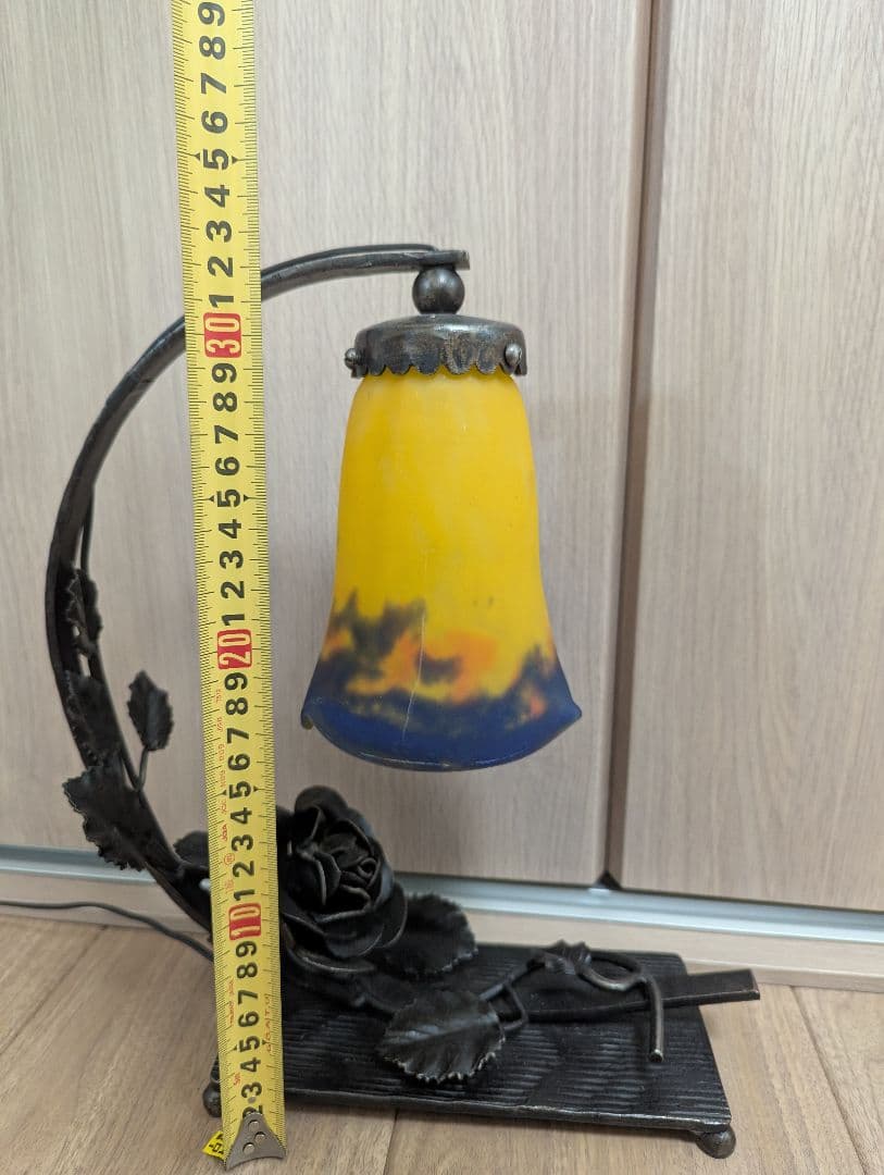 ステンドグラス スタンドランプ　アンティーク