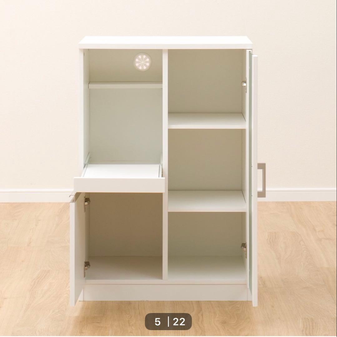 ニトリレンジ台食器棚付き