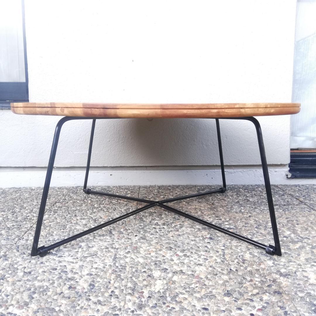 KAJA FARGO ラウンドコーヒーテーブル チーク家具