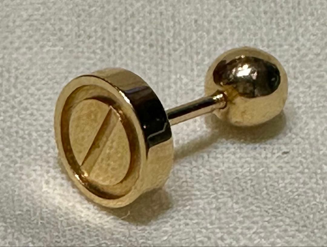 Cartier カルティエ LOVE ピアス 片耳 K18YG 箱・証明書付き