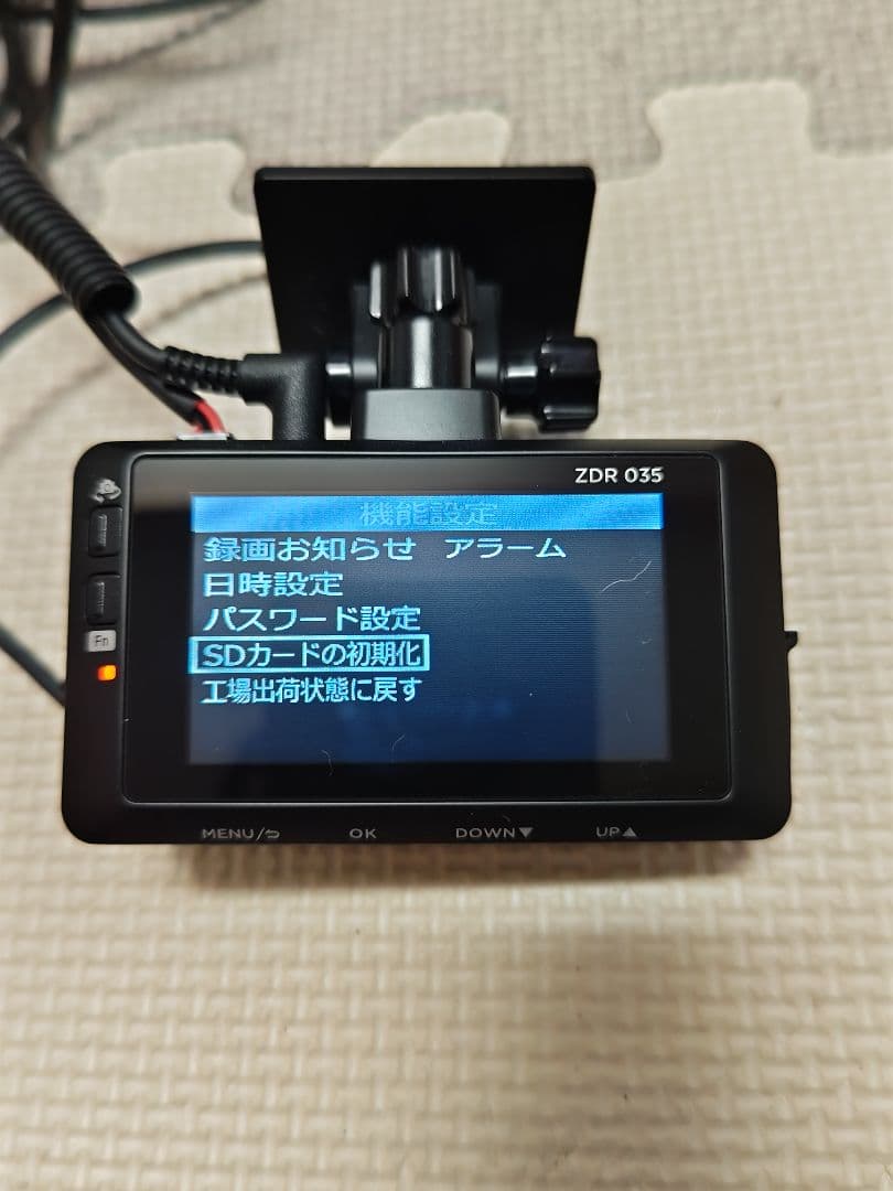 COMTEC ZDR 035 前後カメラドライブレコーダー 配線付き