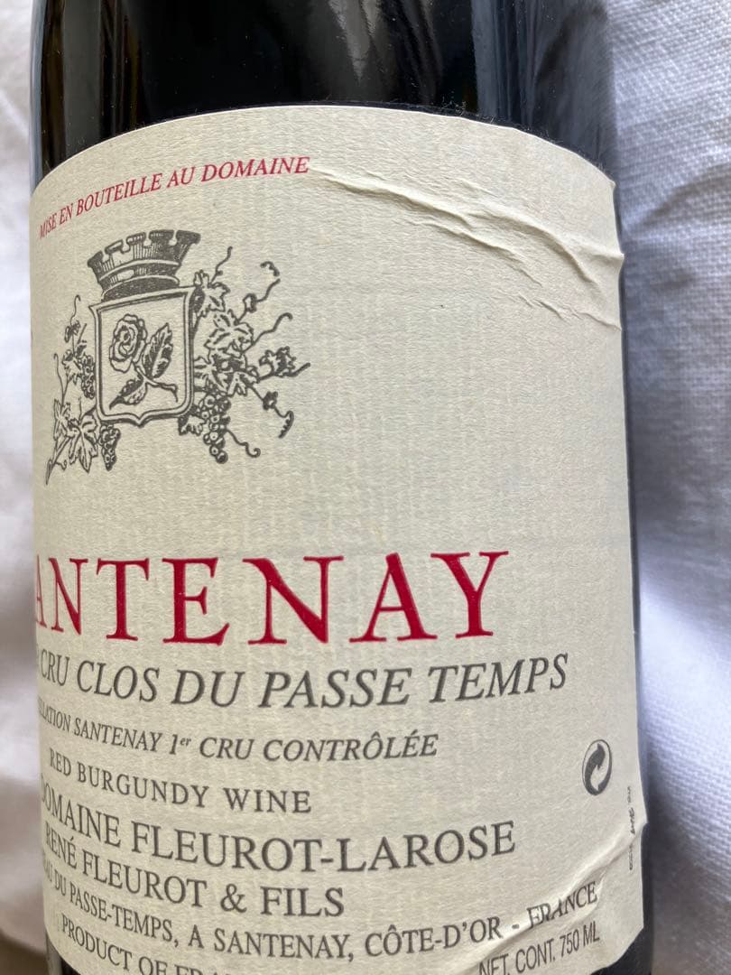 サントネイ・プルミエ・クリュ・クロ・デュ・パス・タン・モノポール　2015