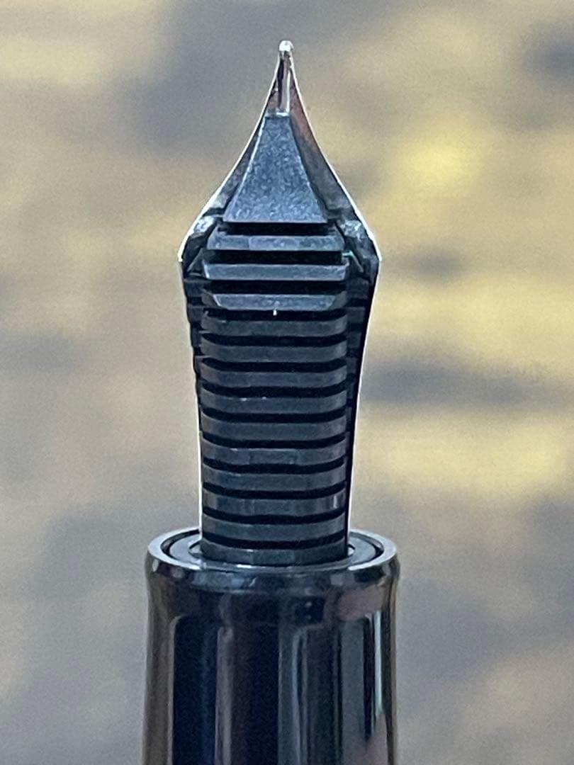 試筆のみ　旧型ニブ　銀　14k 字幅F セーラー　万年筆　極美品