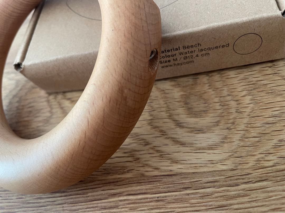 HAY GYM HOOK ジムフック M タオルハンガー　廃盤　ナチュラル