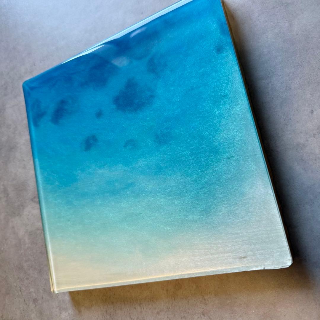 レジンアート　海アート　エポキシレジンアート　インテリア　壁掛け