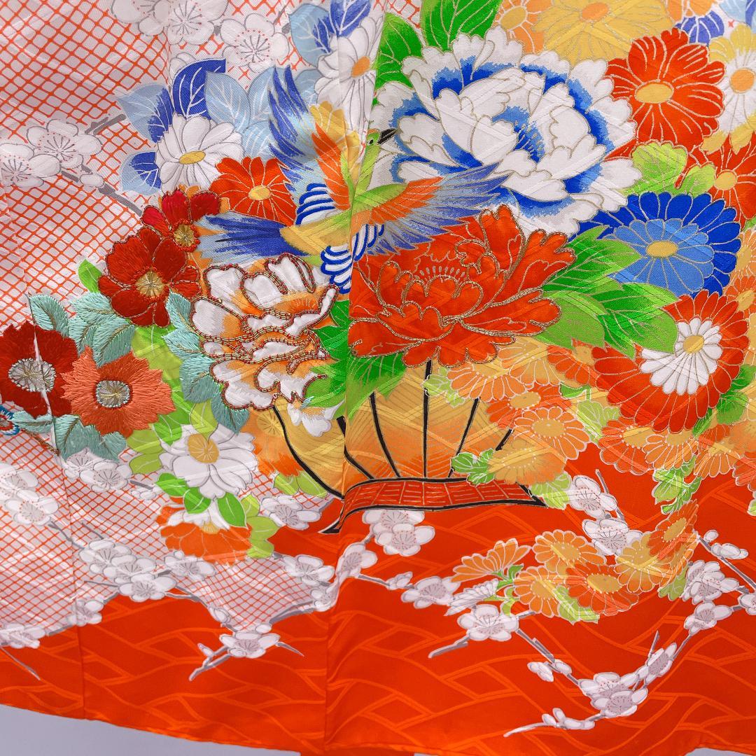 ★4049★ 子供着物 一つ身 襦袢付き 女の子 七五三 3才