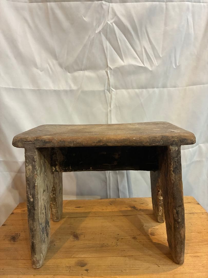 フランス　アンティーク　スツール　ステップ　チェア
