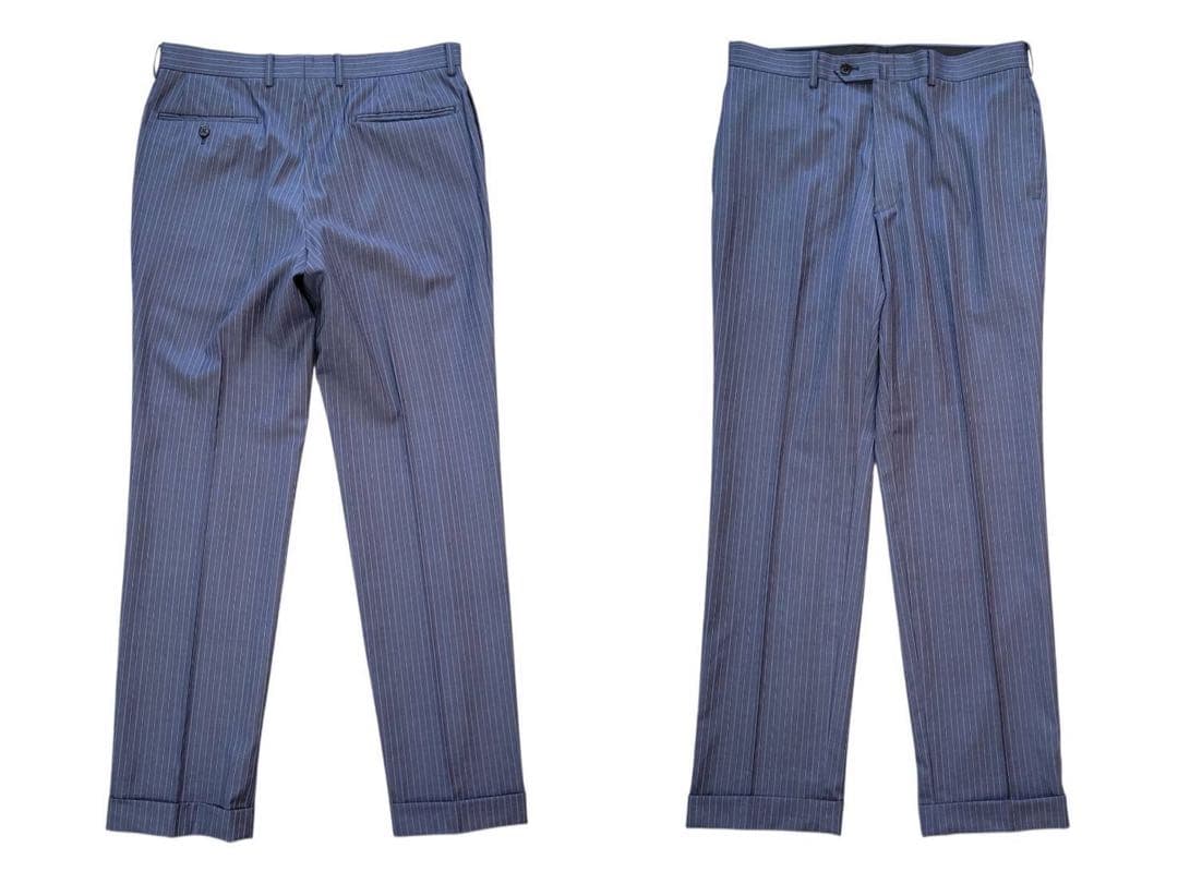 未使用品級　サイズXL ロロピアーナ　ストライプ　スーツセットアップ